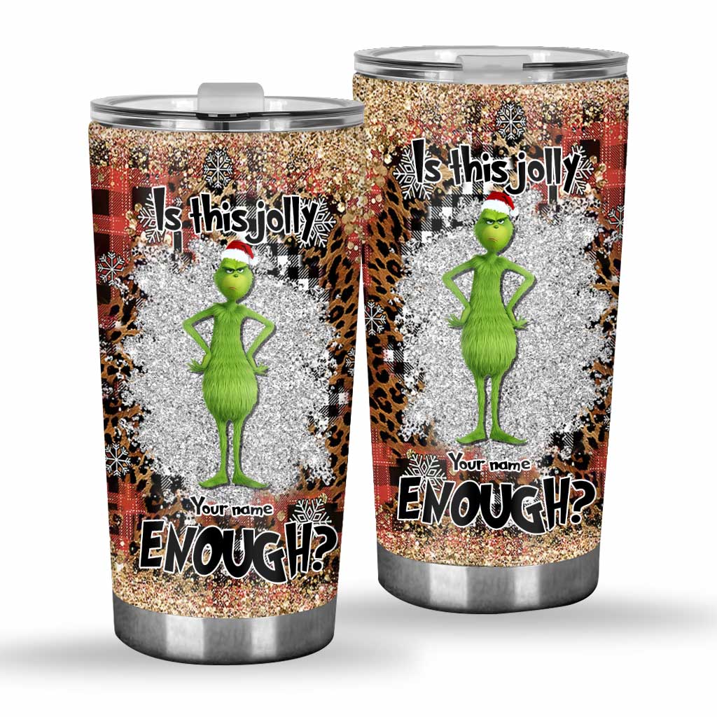Est-ce assez joyeux ? - Étole de Noël personnalisée Gobelet de Noël