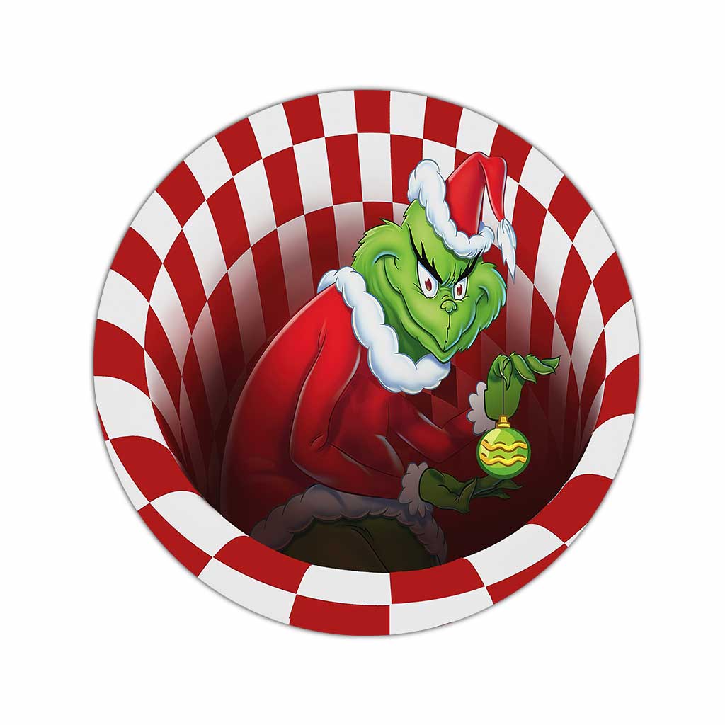 Un peu d'interaction sociale - Étole de Noël Tapis rond de Noël