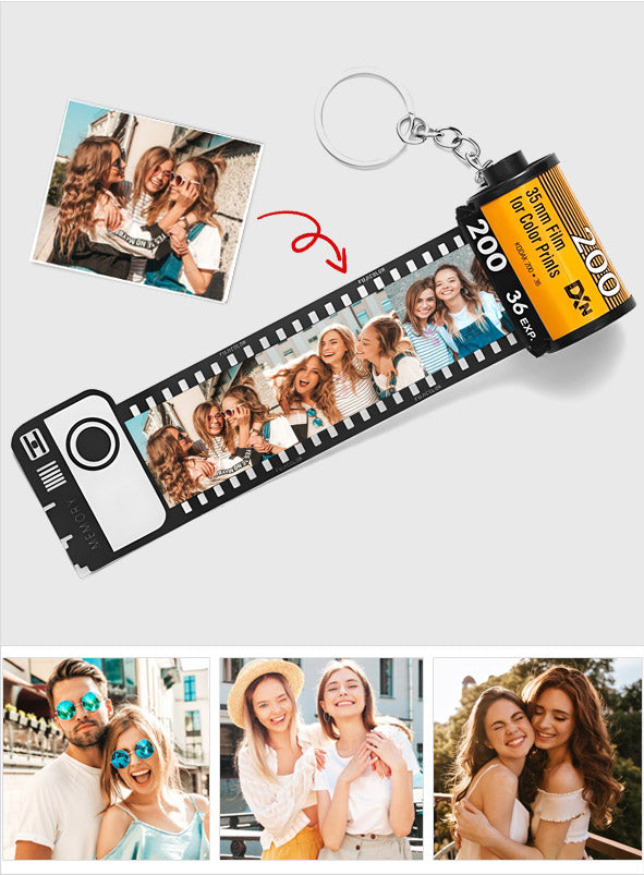 Meilleure amie pour toujours - Cadeau pour une amie - Porte-clés rouleau de film personnalisé