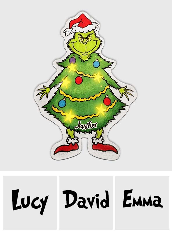 Merry Christmas - Personalized Stole Christmas Non-Slip Tufted Rug