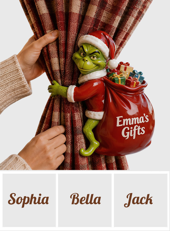 Stole Christmas - Personalized Stole Christmas Curtain Tieback