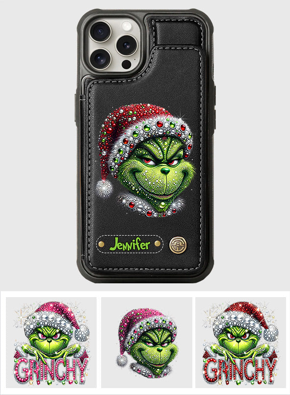 Merry Grinchmas - Personalized Stole Christmas Wallet Phone Case