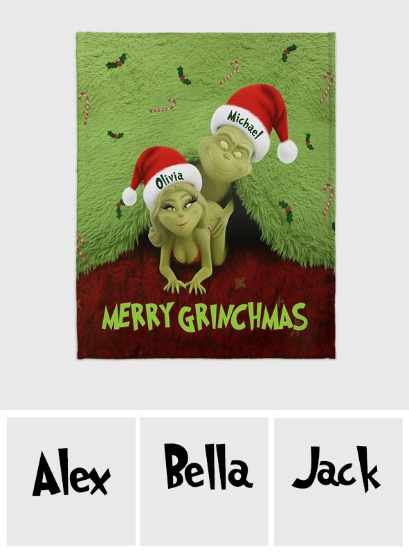Favorite Thing To Do This Grinchmas - Personalized Stole Christmas Blanket