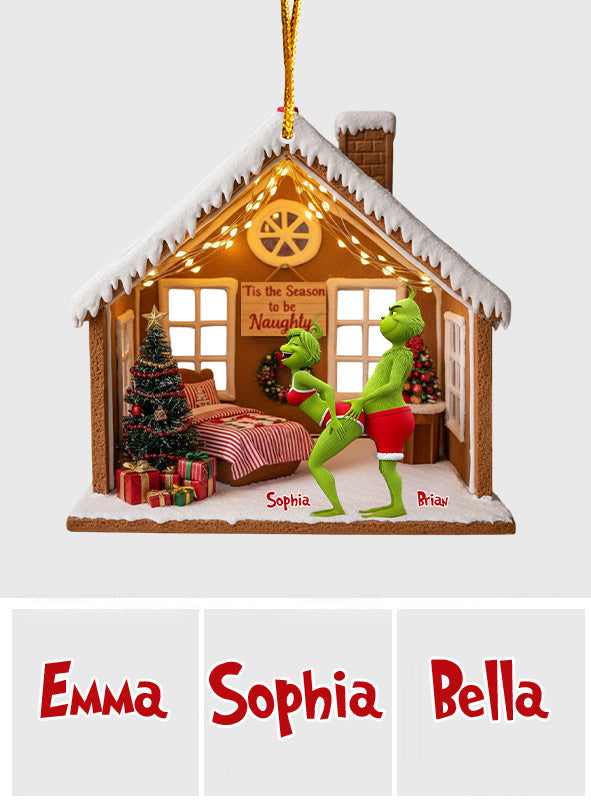 Til The Season To Be Naughty - Personalized Stole Christmas Ornament