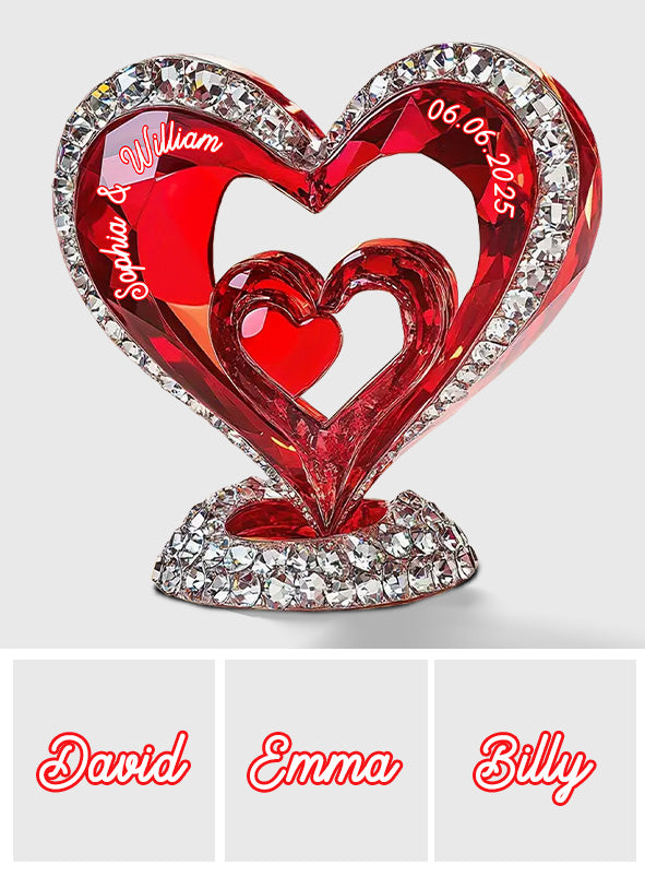 Toi et moi, on gère - Plaque acrylique personnalisée pour couple