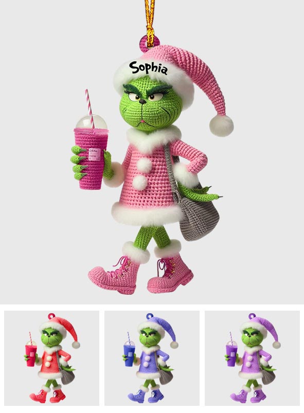 Joyeux Grinchmas - Étole de Noël personnalisée