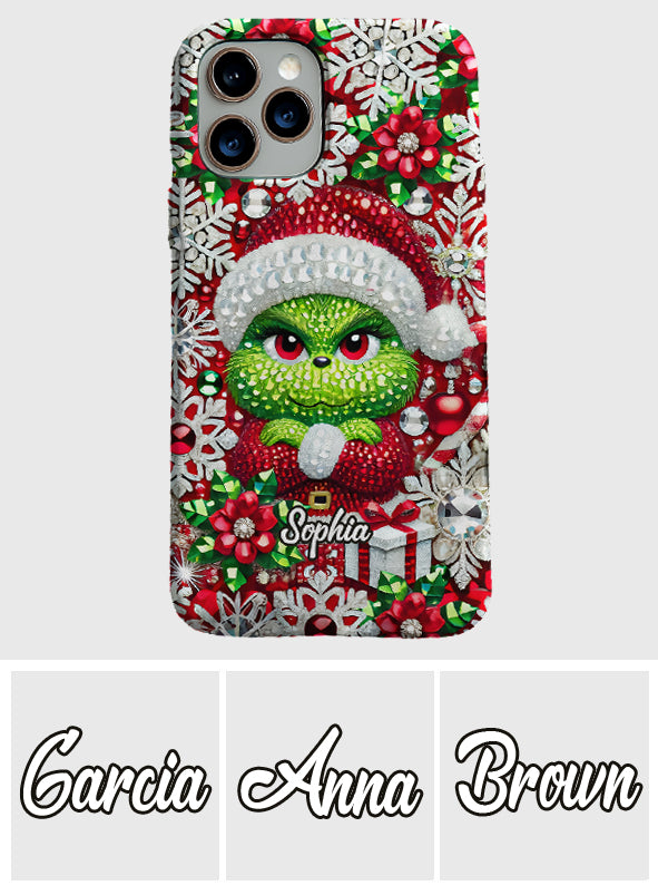 Merry Grinchmas - Personalized Stole Christmas Full Print Phone Case