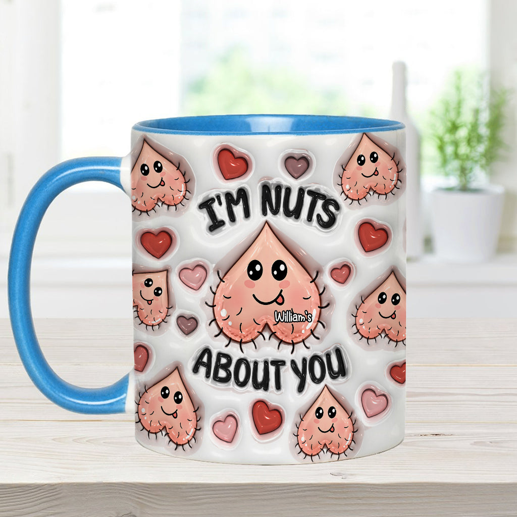 Je suis fou/folle de toi - Mug personnalisé pour couple