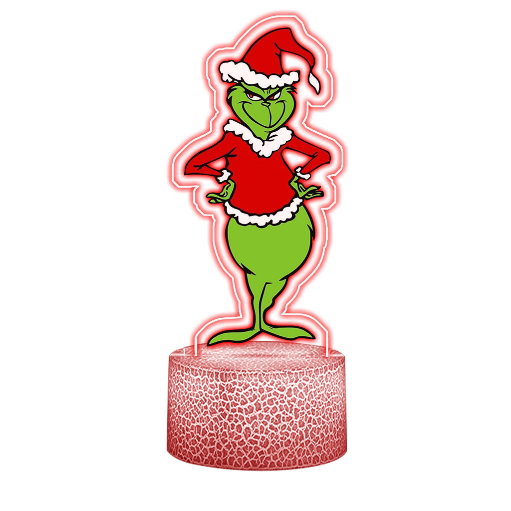 Naughty Who Me - Plaque lumineuse en forme de Noël