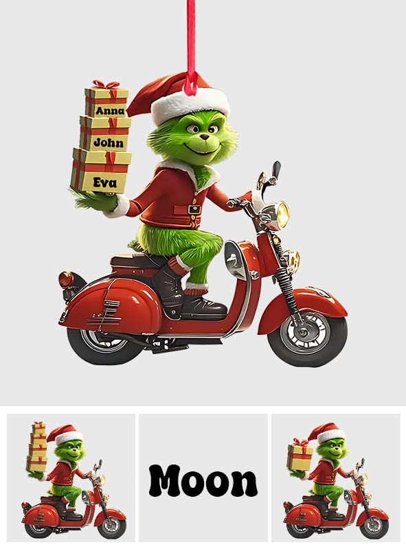 Joyeux Grinchmas - Étole de Noël personnalisée