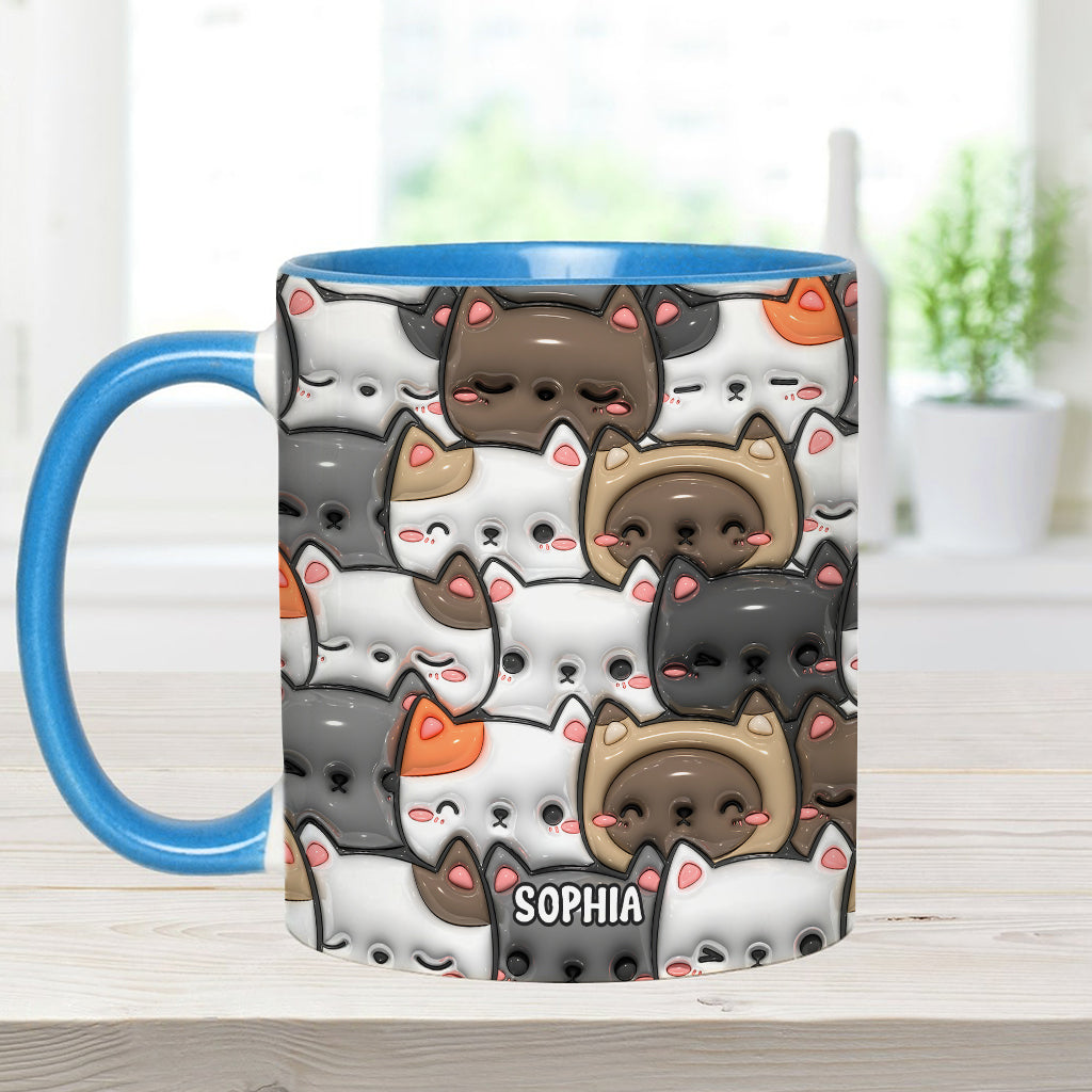 Oui, j'ai besoin de tous ces chats ! – Mug personnalisé à motif chat