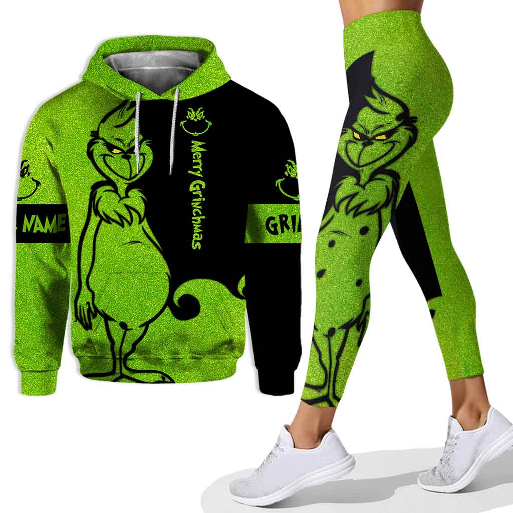 Joyeux Noël ! Sweat à capuche et legging personnalisés