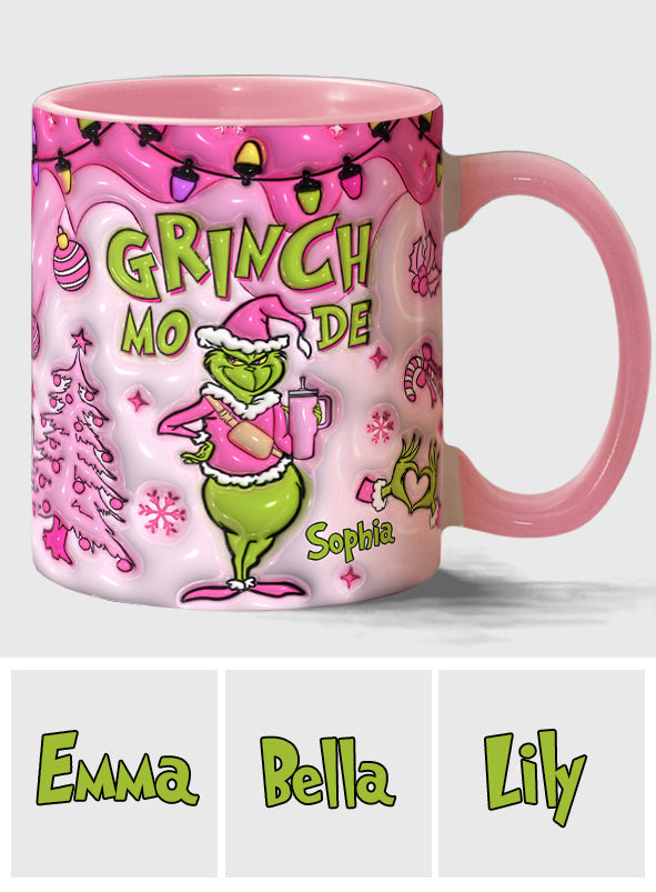 Mode On - Personalized Stole Christmas Accent Mug