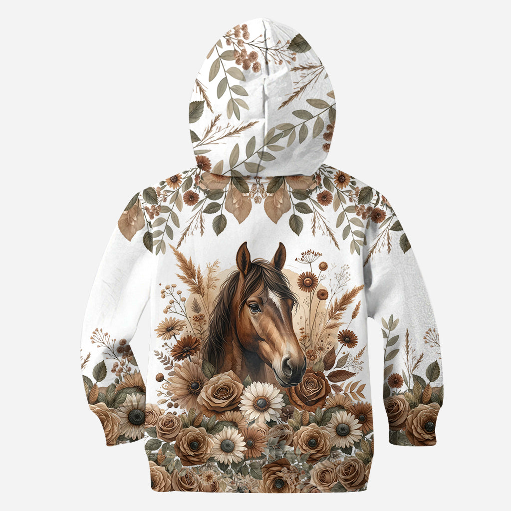 Magnifique cheval - Sweat à capuche et leggings personnalisés à motif cheval