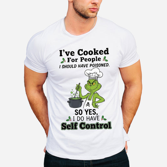 J'ai cuisiné - T-shirt et sweat à capuche personnalisés « J'ai volé Noël »