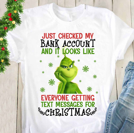 Mon compte bancaire - T-shirt et sweat à capuche « Noël volé »