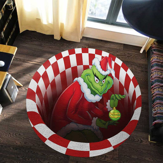 Un peu d'interaction sociale - Étole de Noël Tapis rond de Noël