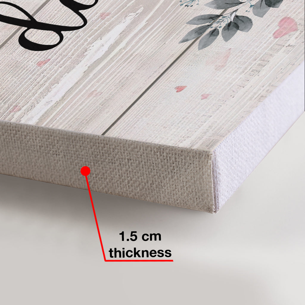 L'amour est éternel - Toile et affiche personnalisées pour la fête des mères