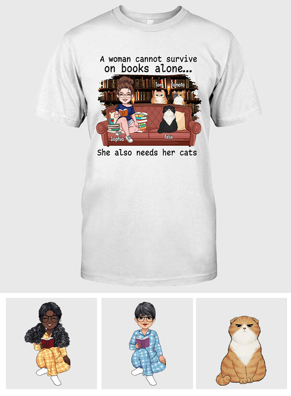 Juste une fille qui aime les livres - T-shirt et sweat à capuche personnalisés « Juste une fille qui aime les livres »