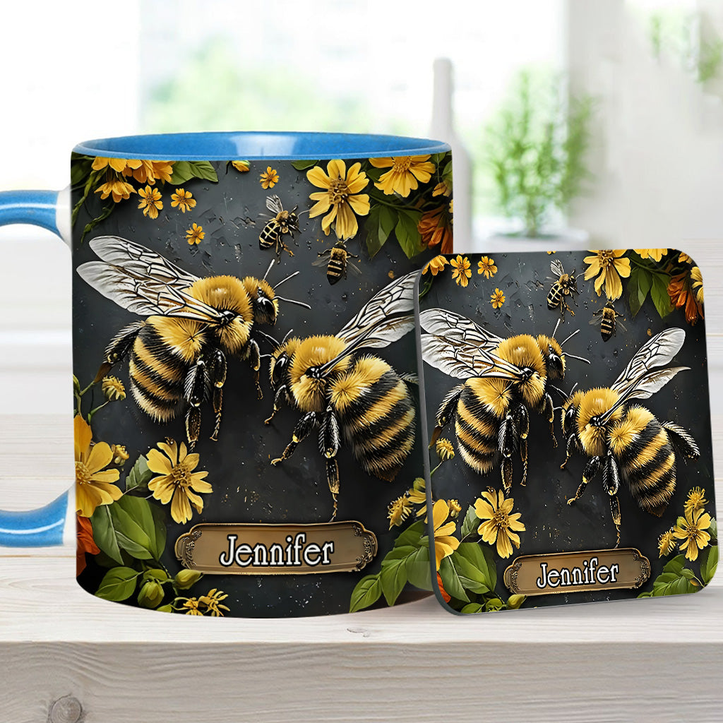 Mug personnalisé « Jardin des abeilles » - Décoration de jardinage
