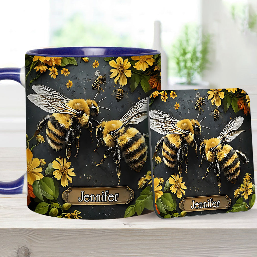 Mug personnalisé « Jardin des abeilles » - Décoration de jardinage