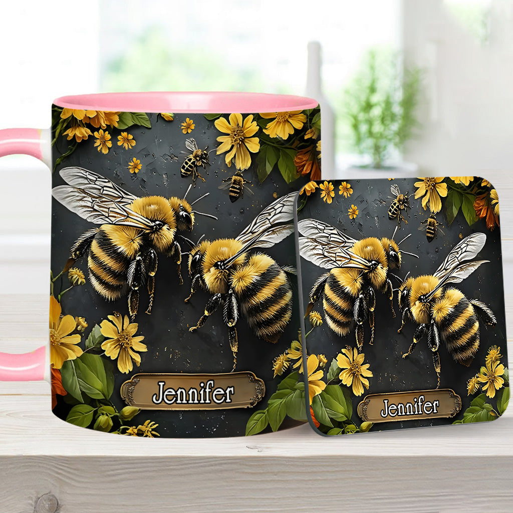 Mug personnalisé « Jardin des abeilles » - Décoration de jardinage
