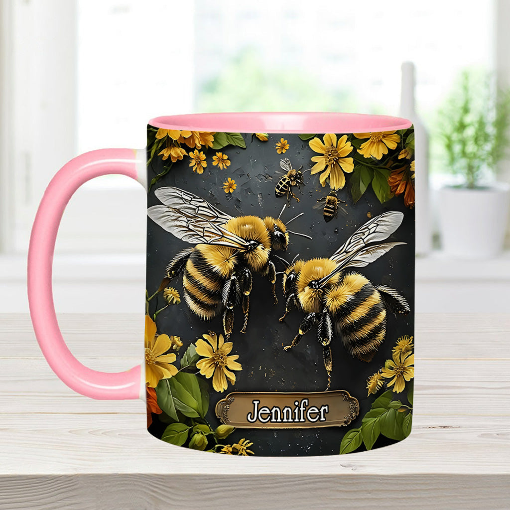 Mug personnalisé « Jardin des abeilles » - Décoration de jardinage