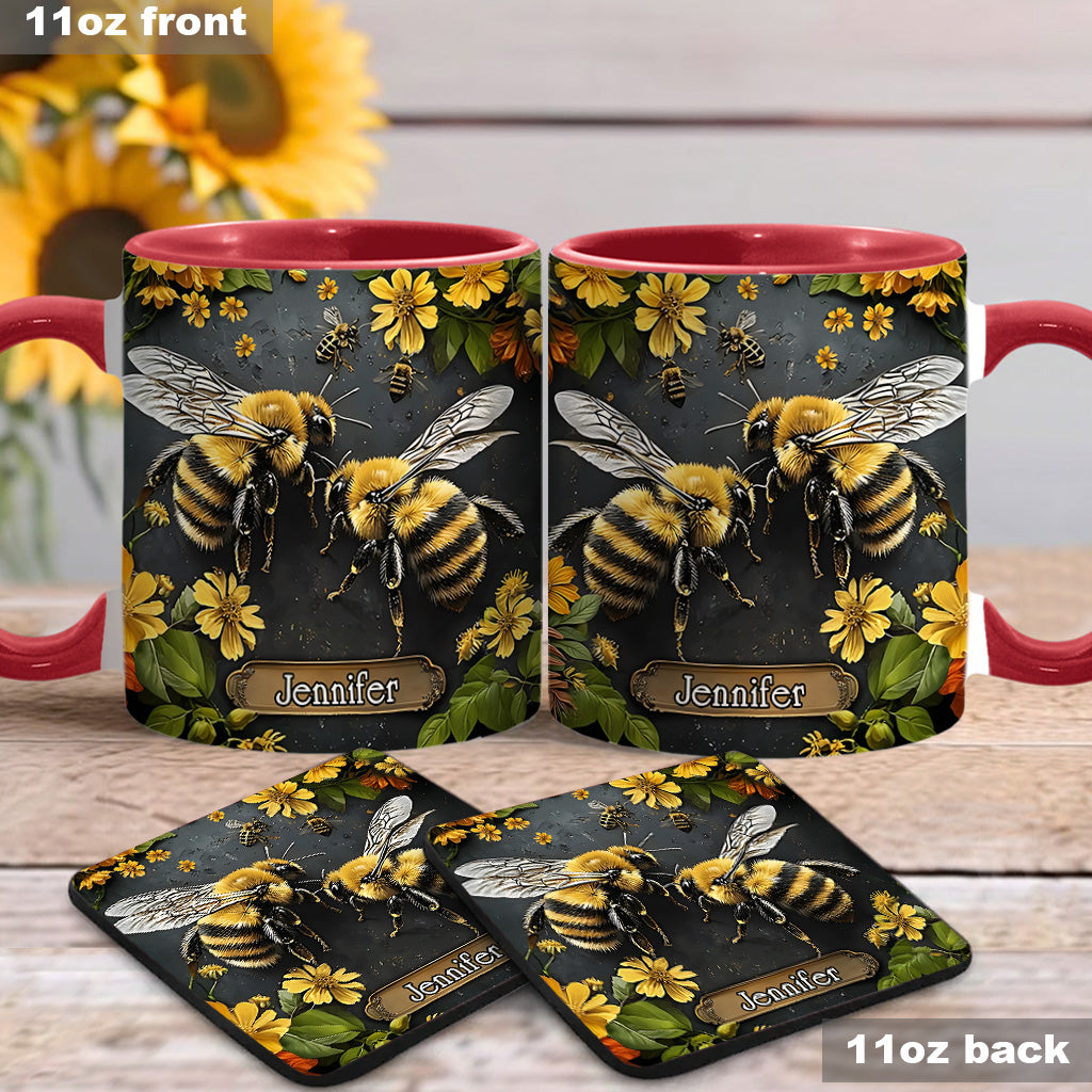 Mug personnalisé « Jardin des abeilles » - Décoration de jardinage