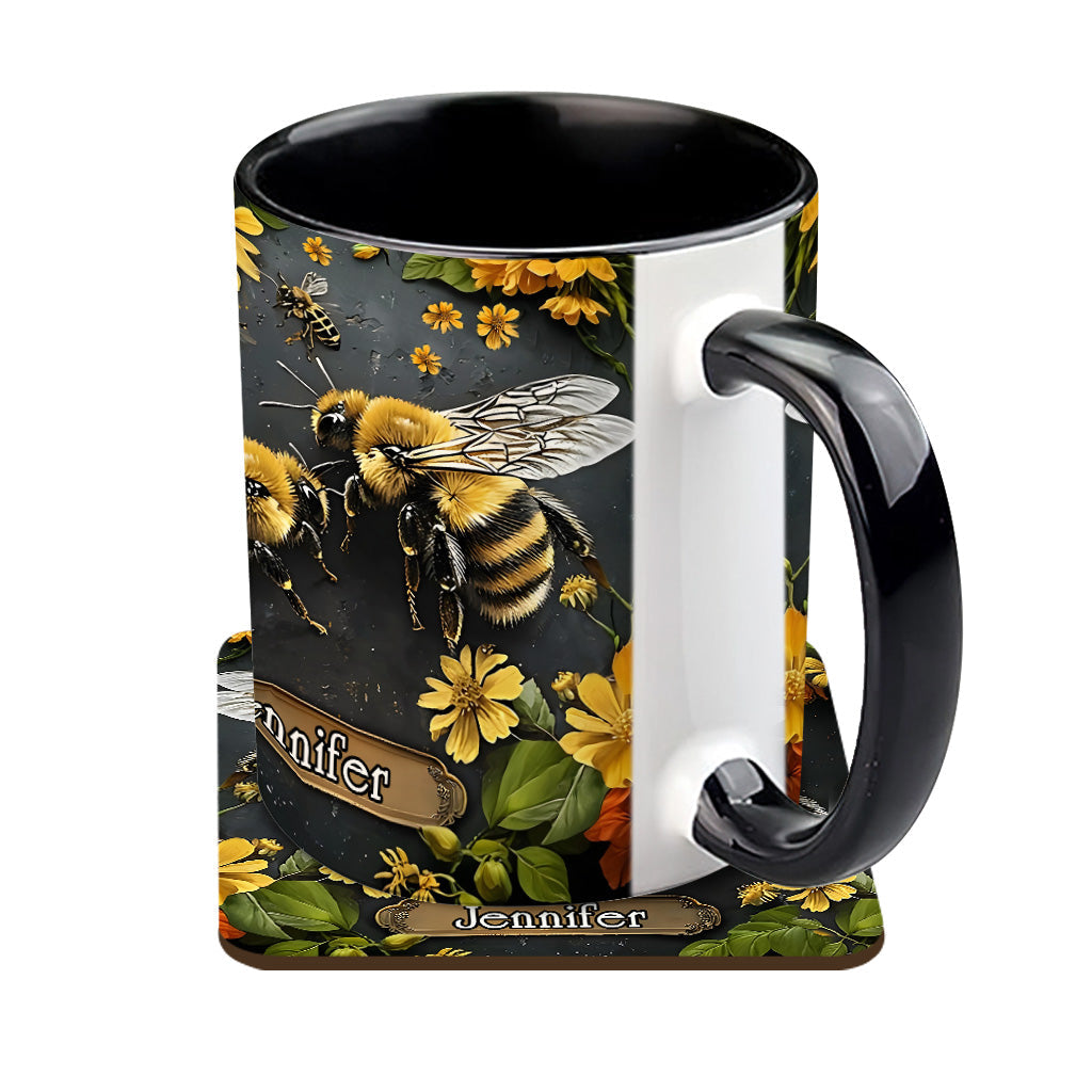 Mug personnalisé « Jardin des abeilles » - Décoration de jardinage
