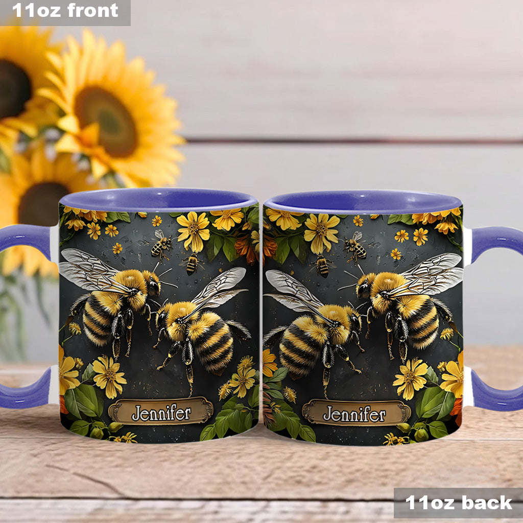 Mug personnalisé « Jardin des abeilles » - Décoration de jardinage