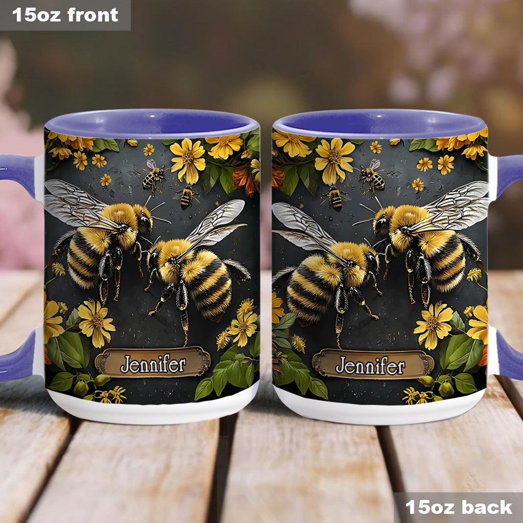 Mug personnalisé « Jardin des abeilles » - Décoration de jardinage
