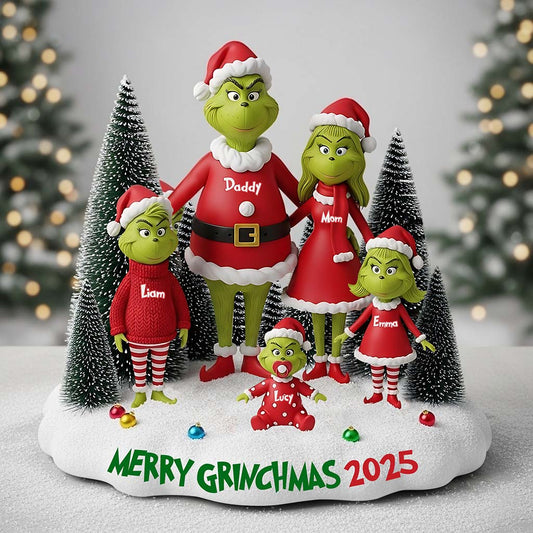 Merry Greenmas 2025 - Personalized Stole Christmas Custom Shaped Acrylic Plaque