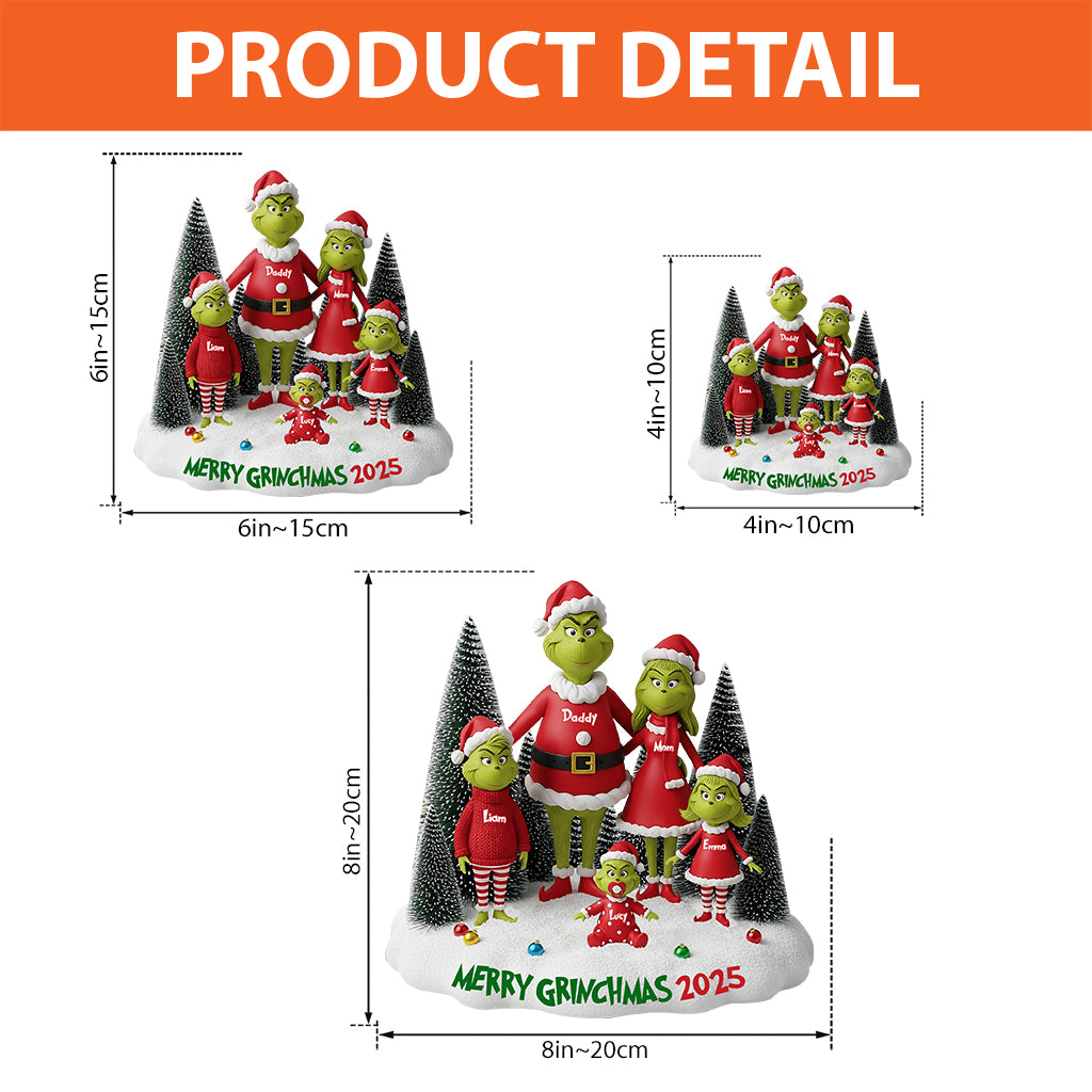 Merry Greenmas 2025 - Personalized Stole Christmas Custom Shaped Acrylic Plaque