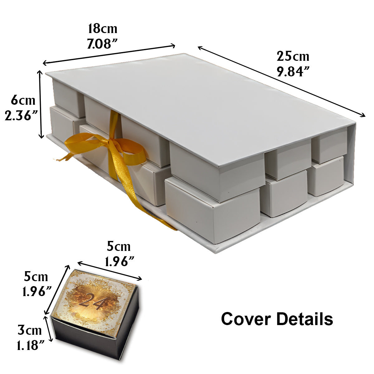 The King Of Rock And Roll - Personalized King of Rock and Roll Folded Advent Calendar With Ornaments