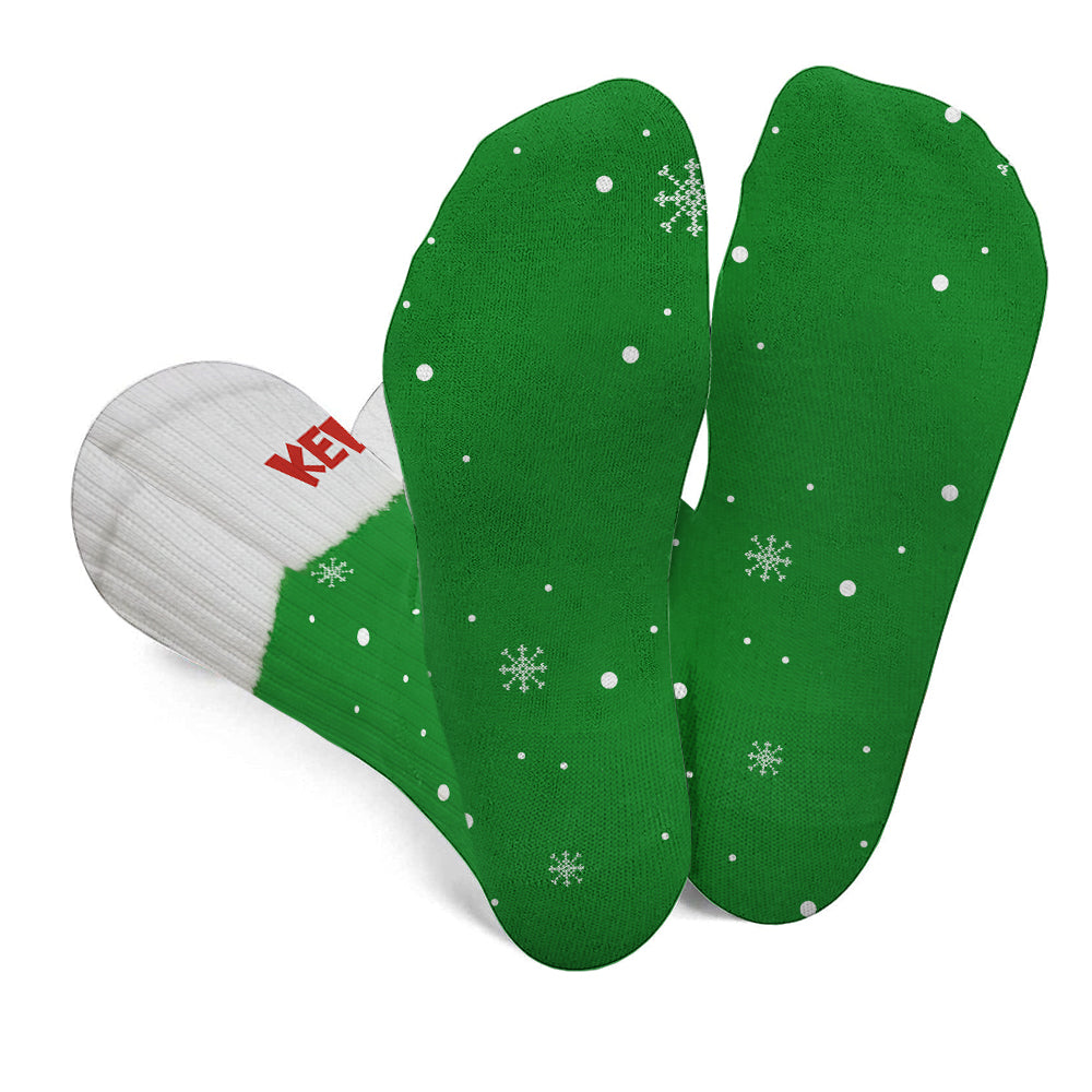 Green Monster - Personalized Stole Christmas Socks