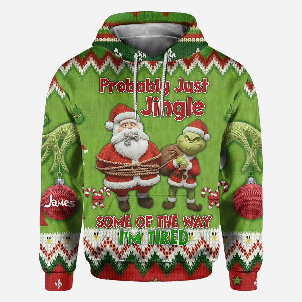 Je vais probablement juste danser un peu, je suis fatigué - T-shirt personnalisé « J'ai volé Noël partout »