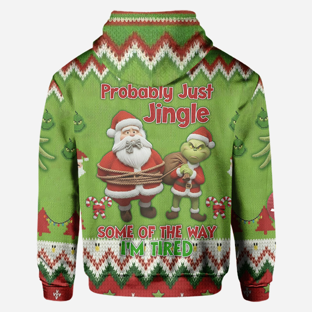 Je vais probablement juste danser un peu, je suis fatigué - T-shirt personnalisé « J'ai volé Noël partout »