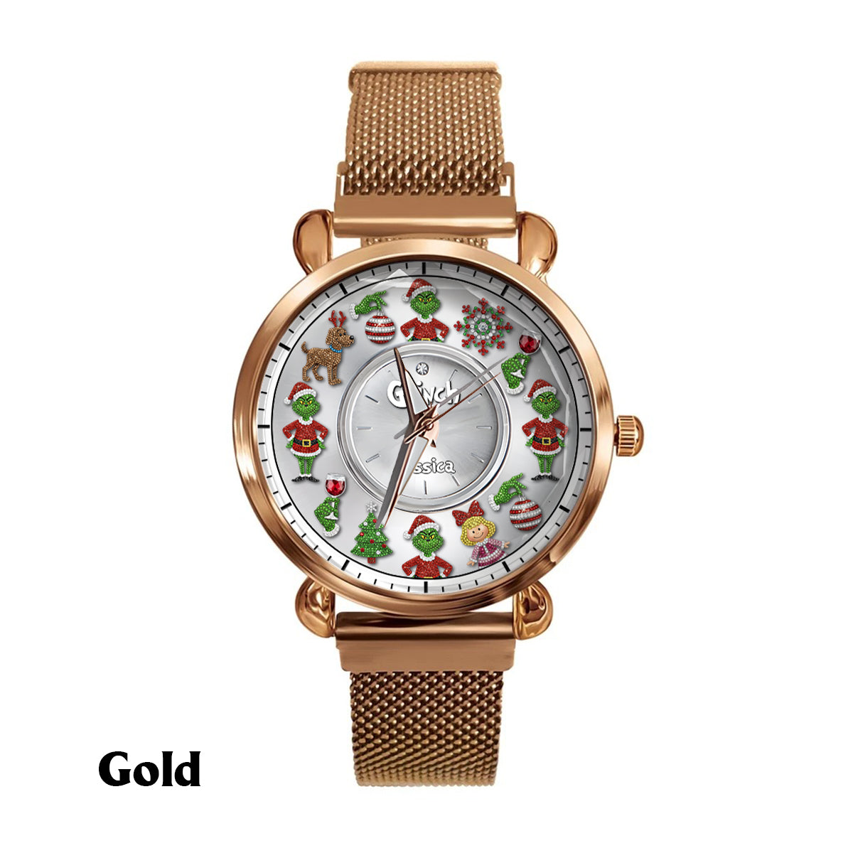 Merry Christmas - Personalized Stole Christmas Women Hand Watch