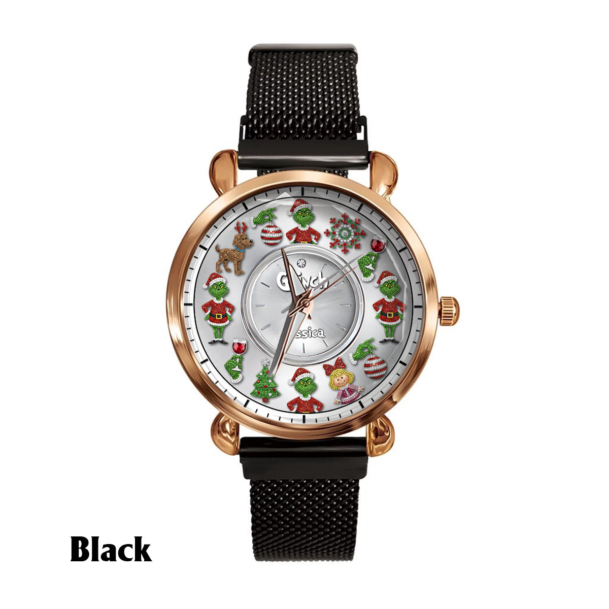 Merry Christmas - Personalized Stole Christmas Women Hand Watch