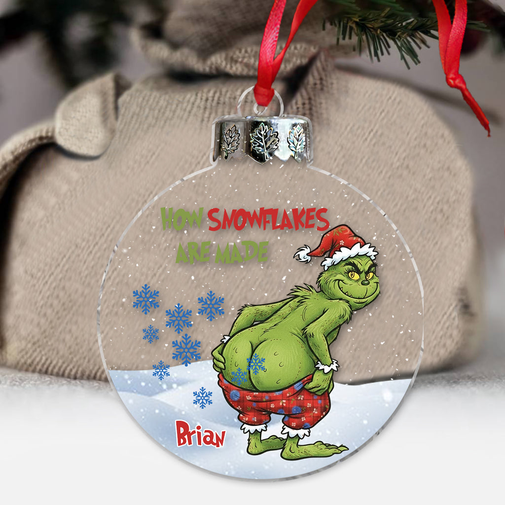 Classic Xmas Movie Grinch Monster - Personalized Stole Christmas Ornament