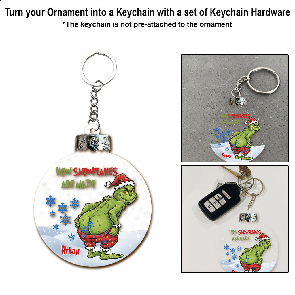 Classic Xmas Movie Grinch Monster - Personalized Stole Christmas Ornament