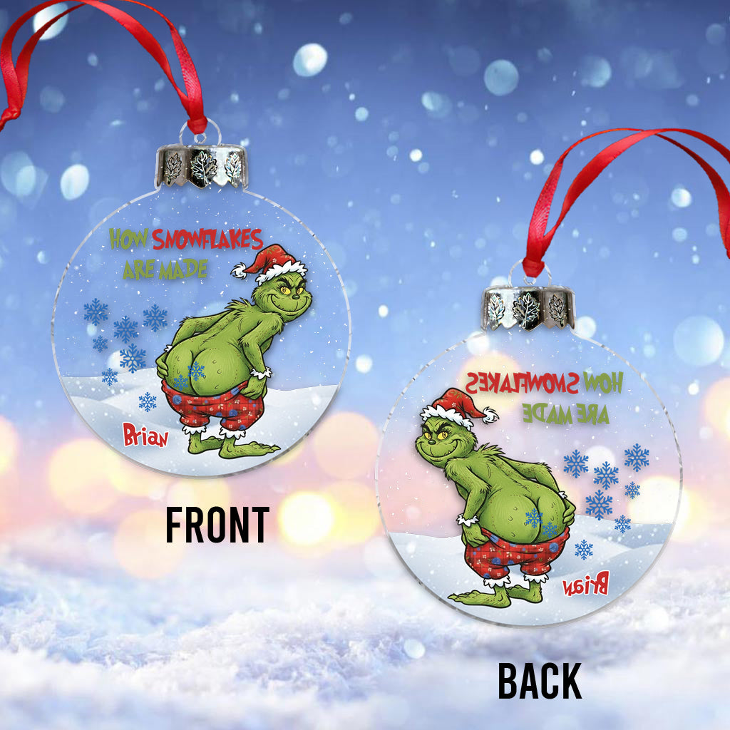 Classic Xmas Movie Grinch Monster - Personalized Stole Christmas Ornament