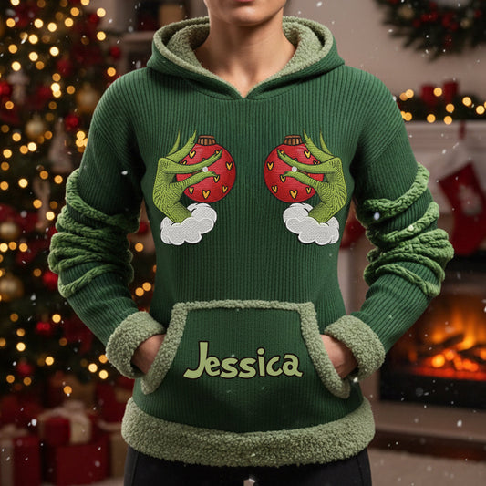 Grinchmas 2025 - T-shirt personnalisé avec étole de Noël