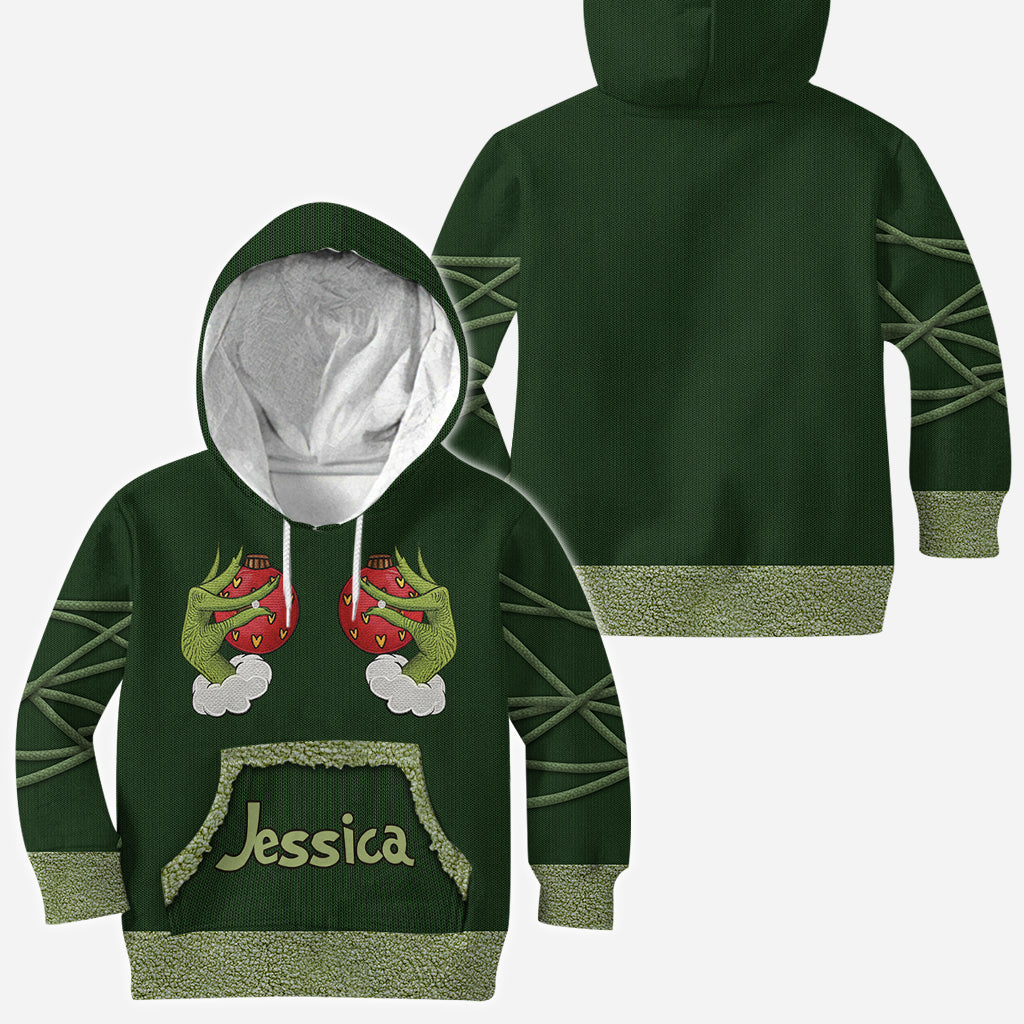 Grinchmas 2025 - T-shirt personnalisé avec étole de Noël