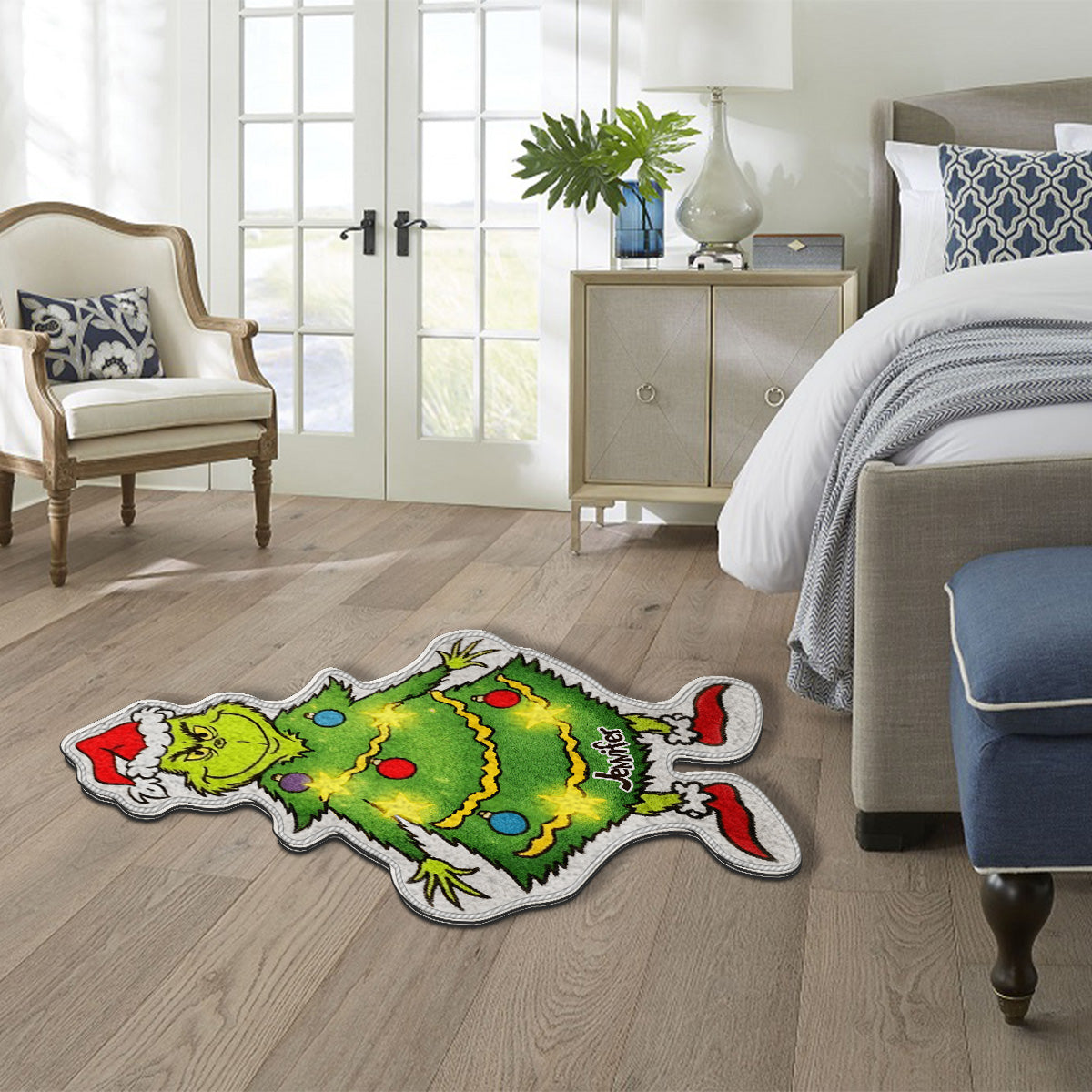 Merry Christmas - Personalized Stole Christmas Non-Slip Tufted Rug