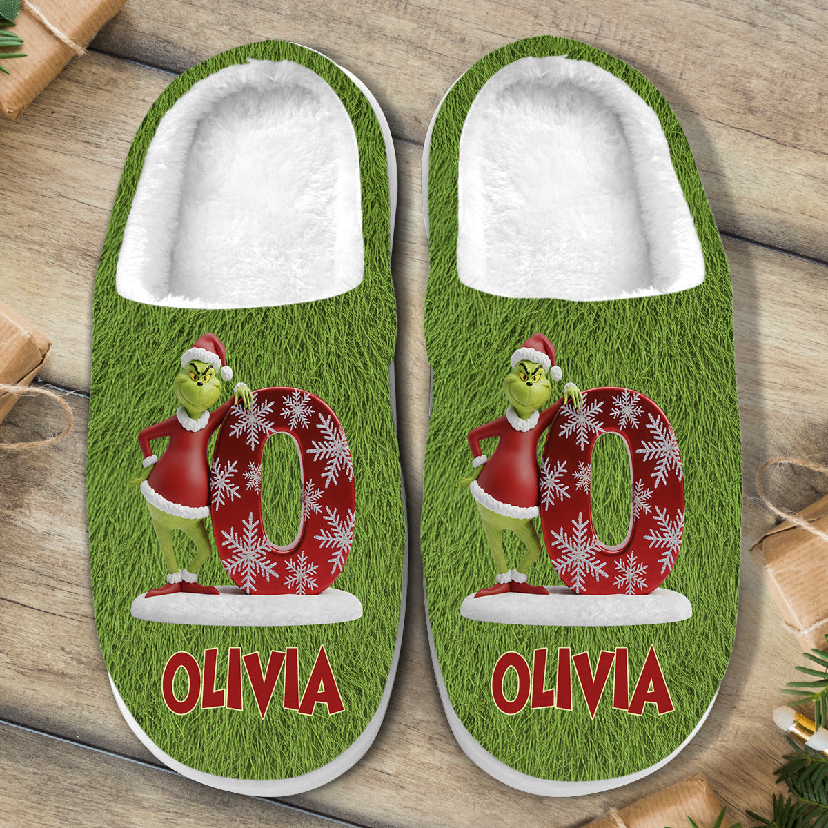 Merry Christmas - Personalized Stole Christmas Slippers