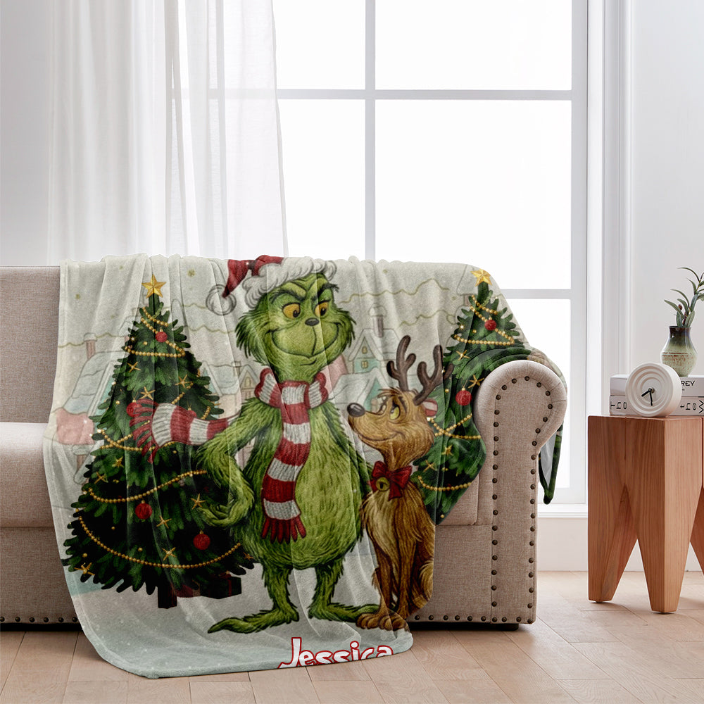 May Christmas Be With You - Personalized Stole Christmas Blanket