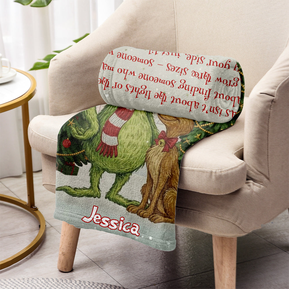 May Christmas Be With You - Personalized Stole Christmas Blanket