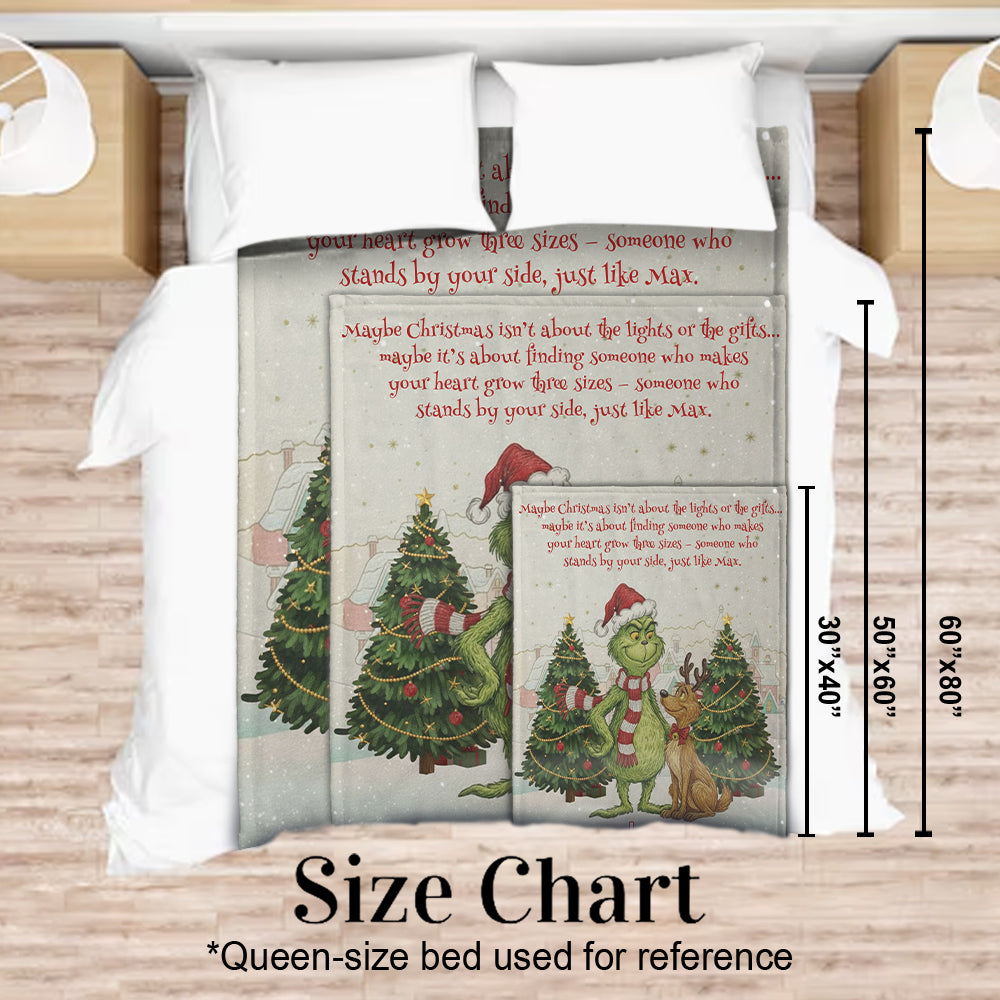 May Christmas Be With You - Personalized Stole Christmas Blanket
