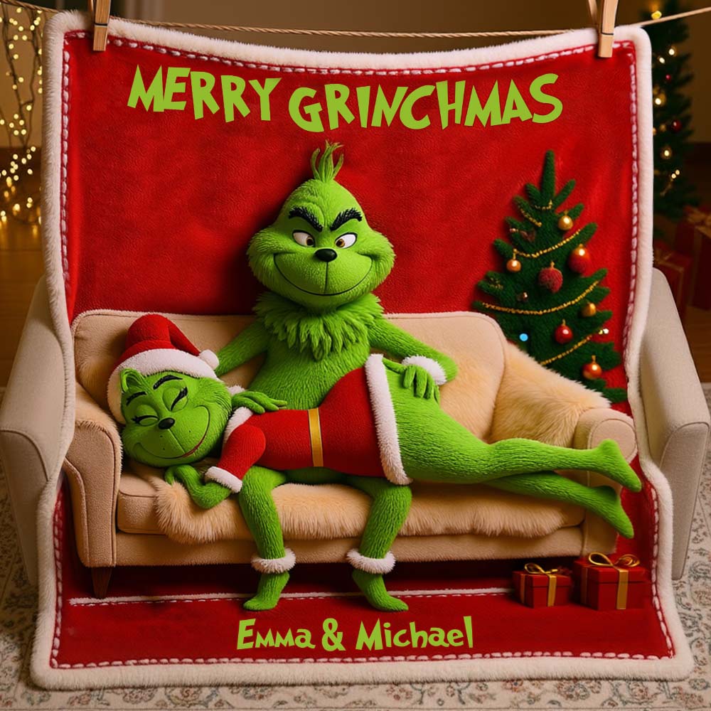 Cadeau humoristique pour couple - Étole de Noël personnalisée